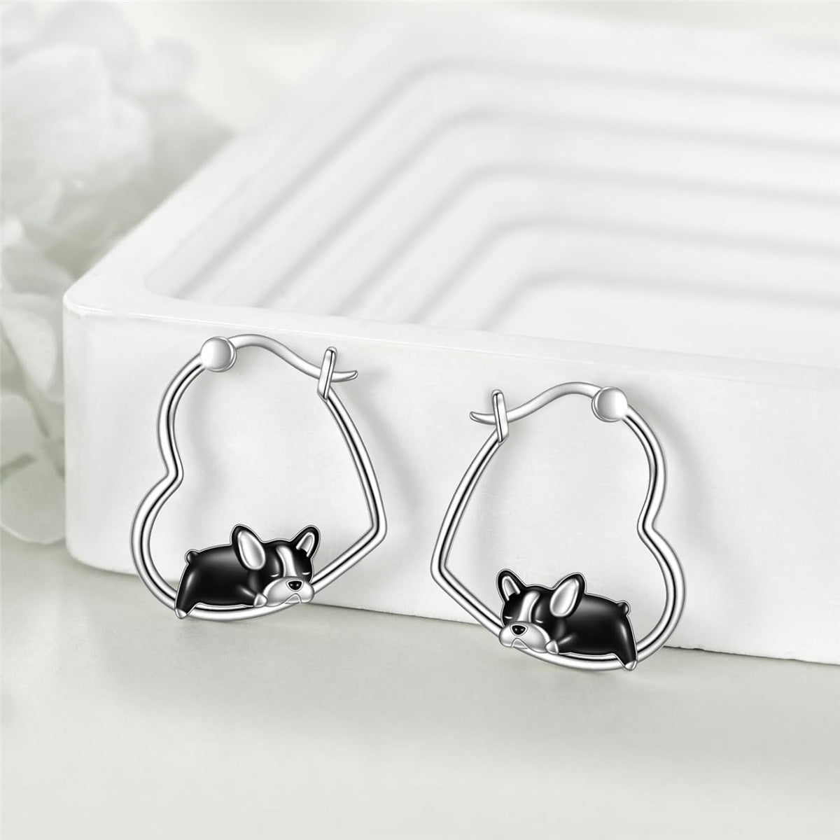 Creative Heart-shaped Hollow-out Earrings