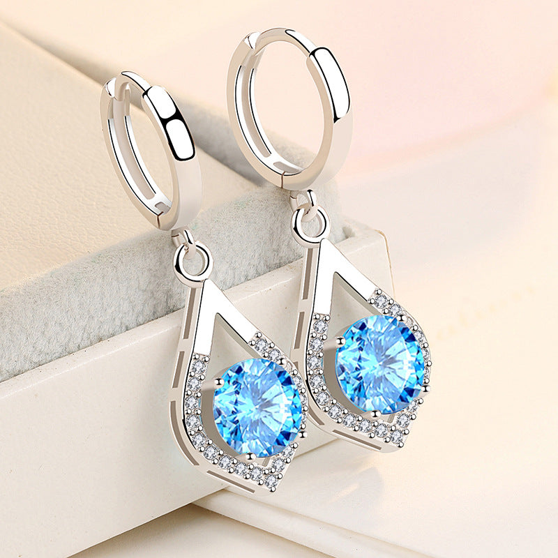 Long Style New Water Droplet Earrings