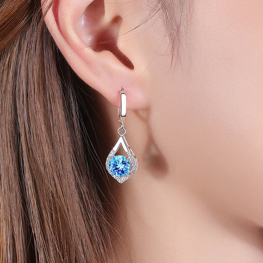 Long Style New Water Droplet Earrings