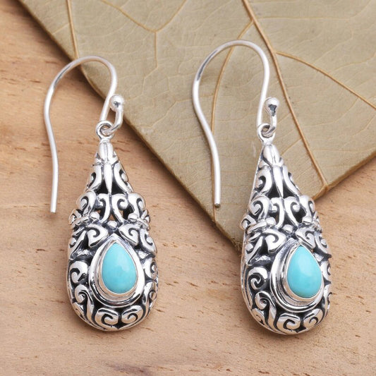 Retro Drop Earrings For Women With A Water-drop Design
